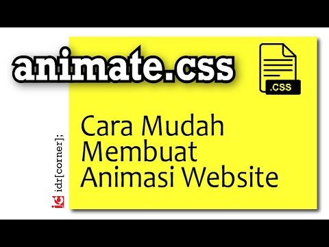 Cara Mudah  Membuat Animasi  Website YouTube