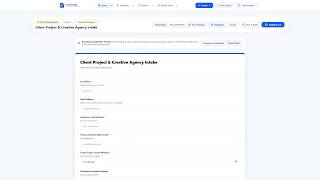 Build a Client Project Intake Form in 2 Minutes | No-Code Agency Tutorial