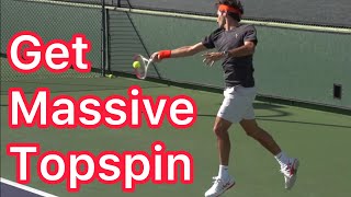 Celebrity Get Massive Topspin (How Federer Hits A Topspin Forehand) Net Worth