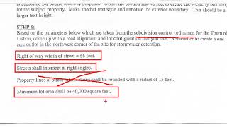 Civil 158 - Subdivision Design