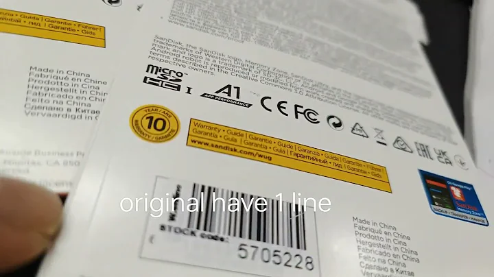fake SanDisk memory card, how to see is original SanDisk micro SD card
