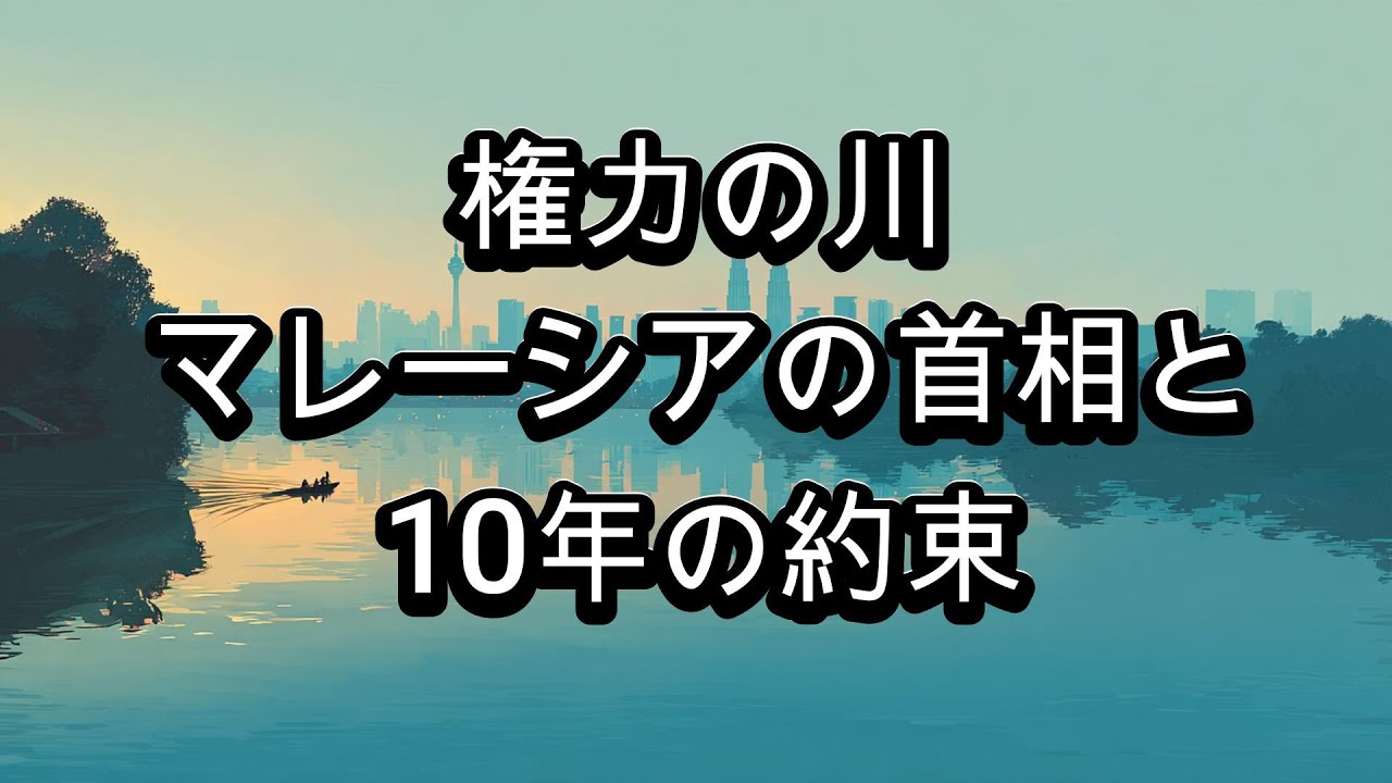 権力の川 ― マレーシア首相アンワルの10年任期公約と長期政権のリスク