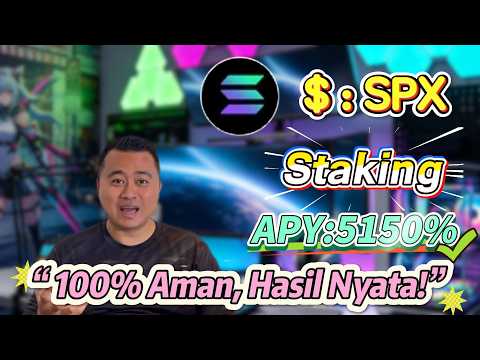 🚨 Hasil Nyata Staking SPX di Solana | Data Lengkap 5150% Saya Buka
