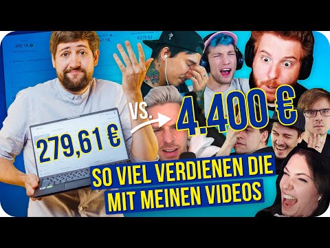 DAS verdienen Reaction-YouTuber mit MEINEN Videos