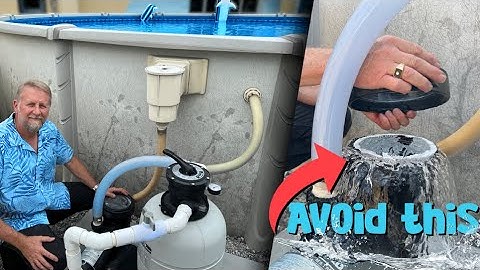 Cleaning your Above Ground Pump Without Getting Wet!