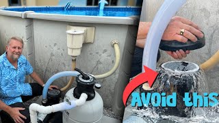 Cleaning your Above Ground Pump Without Getting Wet!