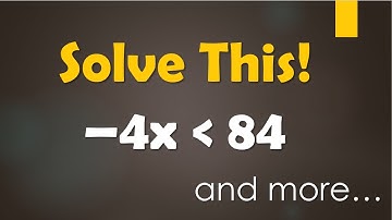How to Solve One-Step Inequalities (with Negatives!)
