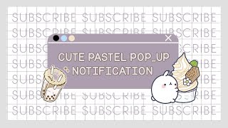 FREE POP-UP NOTIFICATION PASTEL | BY MIFTA WAHID screenshot 3