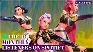 Top 100 K-pop Acts with Most Monthly Listeners on Spotify (August 2025)
This ranks all k-pop groups and soloists based on their monthly listeners on Spotify. Im doing this video monthly, so subscribe if you want to see more!
The artists on the video (not in order):
Intro&Outro: Teen Top
2NE1
aespa
Agust D
Ailee
AKMU
ALLDAY PROJECT
AOA
ATEEZ
Babymonster
Baekhyun
Bigbang
Blackpink
BOL4
BOYNEXTDOOR
BSS
BTS
Chanyeol
Chen
Chung Ha
Daesung
DAY6
D.O.
DPR IAN
Enhypen
Everglow
EXO
Fifty Fifty
fromis_9
G-Dragon
Gfriend
Girls Generation
GOT7
Hearts2Hearts
Huh Yunjin
HUNTR/X
Hwa Sa
i-dle
iKON
ILLIT
ITZY
IU
IVE
IZ*ONE
izna
j-hope
Jackson Wang
Jaehyun
Jay Park
Jennie
Jeon Somi
Jessi
Jimin
Jin
Jisoo
Jungkook
K/DA
Kai
Kiss of Life
LE SSERAFIM
LeeHi
Lisa
Mamamoo
MEOVV
Minnie
Monsta X
Nayeon
NCT 127
NCT Dream
NCT U
NewJeans
NMIXX
P1harmony
PSY
Red Velvet
RIIZE
RM
Rosé
Rumi & Jinu
Saja Boys
Seventeen
Soyou
SHINee
SMTOWN
STAYC
Stray Kids
Super Junior
Taeyang
Taeyeon
The Rose
Treasure
Twice
TWS
TXT
V
Viviz
WayV
Wonder Girls
XLOV
Yena
Yeonjun
Yuqi
Yves
ZEROBASEONE
Zico Top 100 K-pop Acts with Most Monthly Listeners on Spotify (August 2025)