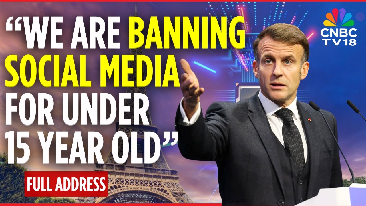 Emmanuel Macron Calls on PM Modi to Ban Social Media for Children Below 15 | AI Summit | N18V