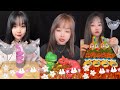 ASMR Sweet Candy 🍡Super Cute Princess Toys🧩Refreshing Cool Jelly 🍇🍑298 #candy #snacks