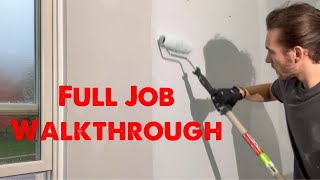 Solo Painting Business $500/Day Process (Detailed Job Walkthrough)