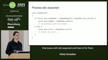 Five Issues with std::expected and How to Fix Them - Vitaly Fanaskov - C++Now 2025