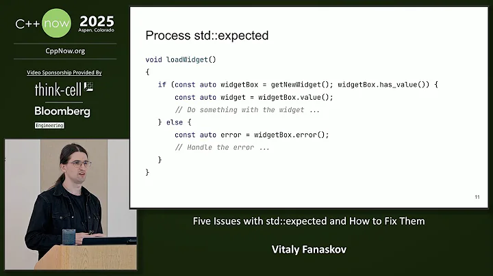 Five Issues with std::expected and How to Fix Them - Vitaly Fanaskov - C++Now 2025
