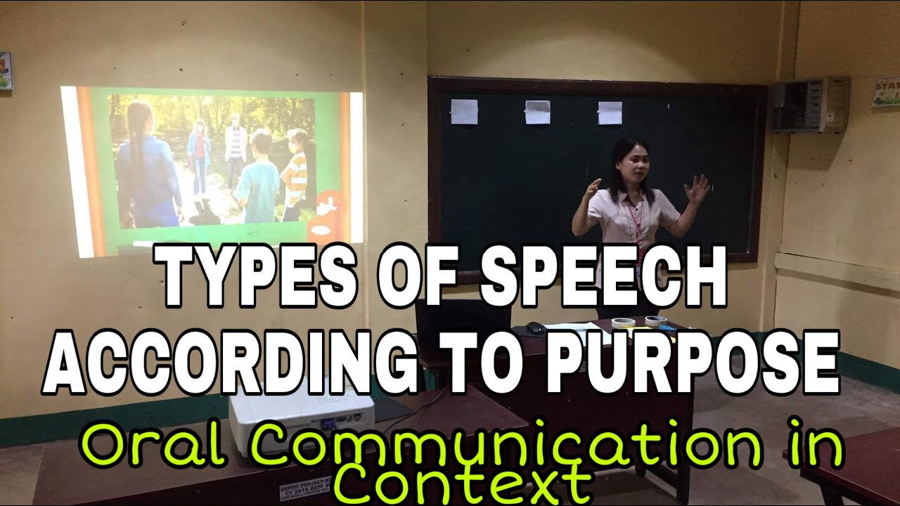 ВИДЫ РЕЧИ В ЗАВИСИМОСТИ ОТ ЦЕЛИ | Устное общение в контексте | Демонстрация в классе