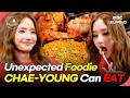 [K-ACTRESS] Lovely Actress Han Chae-young Goes Full Foodie Mode🔥#HanChaeyoung #Foodie