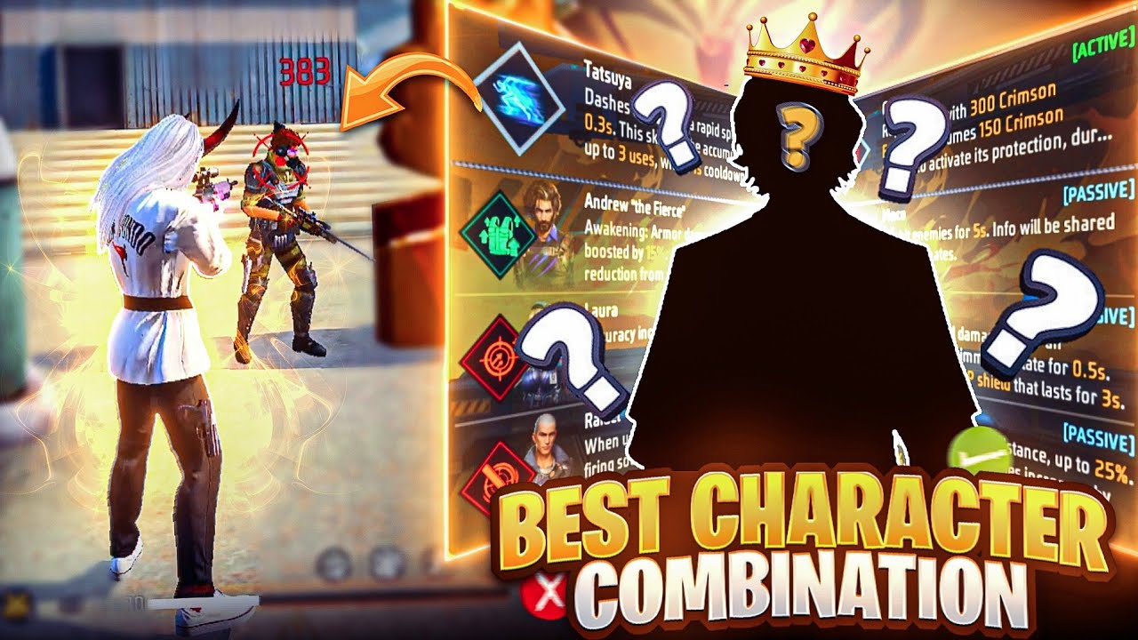 Secret Character Skill Combination For HEADSHOT 🥵|| Best Character Combination In Free Fire 😱