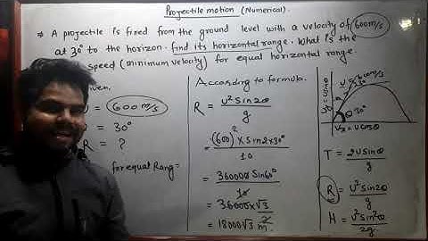 numerical for projectile motion || horizontal range  || time period || height || ctevt || neb