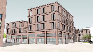 Animation Quartiersentwicklung Innenstadt Gronau