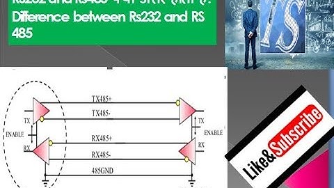 rs232 to rs485 difference