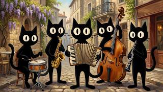 Cheerful Jazz Cats Quintet: Uplifting Music for Work & Good Mood
