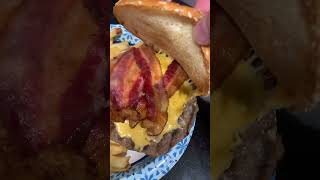 The Big Bacon King Burger from BK! #burger #cheeseburger #bacon #meat #food #foodie #dinner #eating