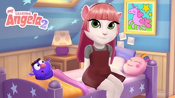 My Talking Angela 2 - Gameplay Walkthrough Part 32 - Donut Spin (iOS, Android)
