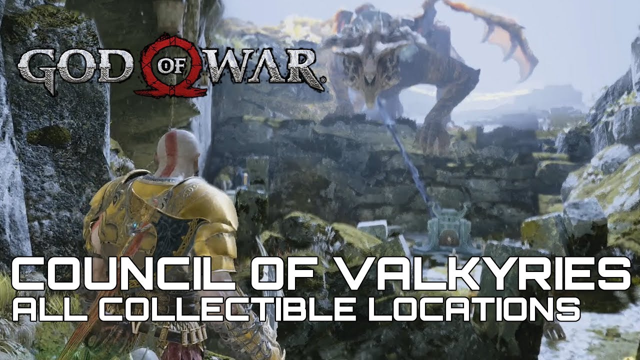 God Of War 100% Collectible Guide COUNCIL OF VALKYRIES - YouTube