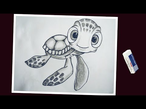 How to draw tortoise easy step by step for beginners /How to draw tortoise easy step by step