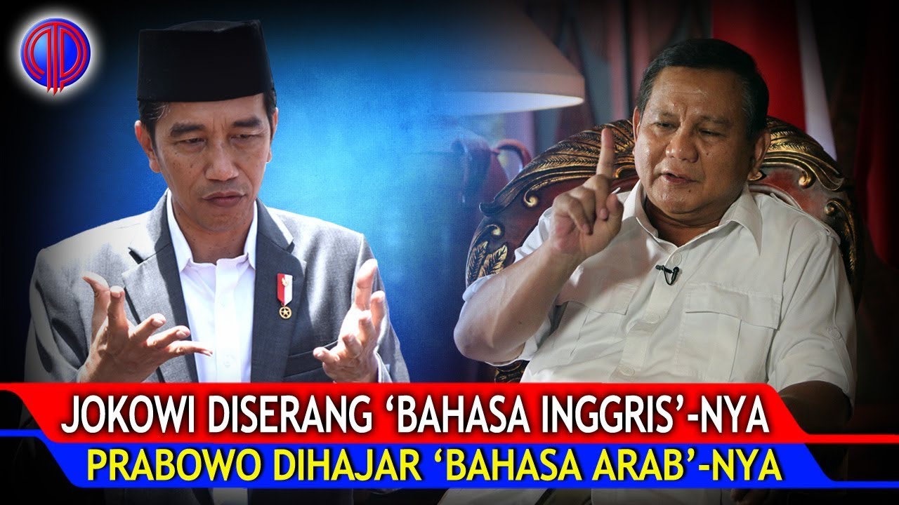 Jokowi Diser4ng Bahasa  Inggris  nya  Prabowo Dih4jar 