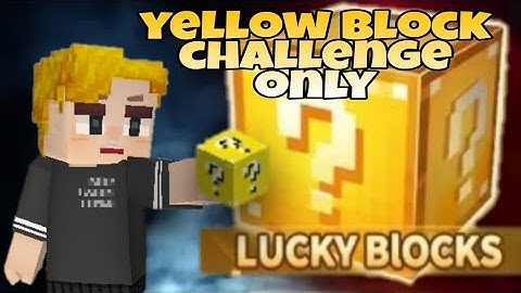 #BGTube Prize Yellow Block Challenge Only in Lucky Block Skywars😂🤣 [BlockmanGo: Blocky Mods]