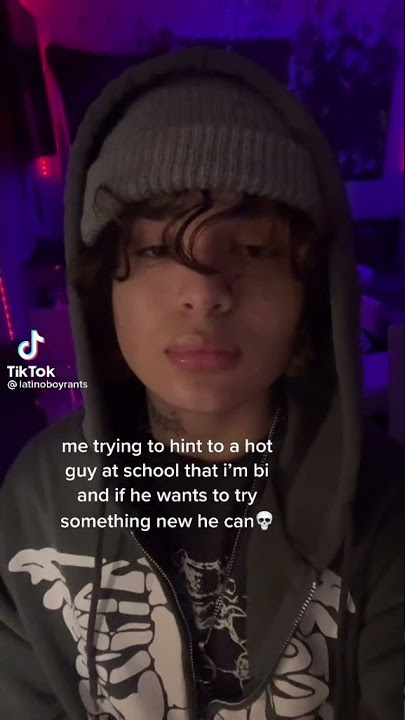 Trying to hint to a hot guy at school that i'm bi TikTok latinoboyrants