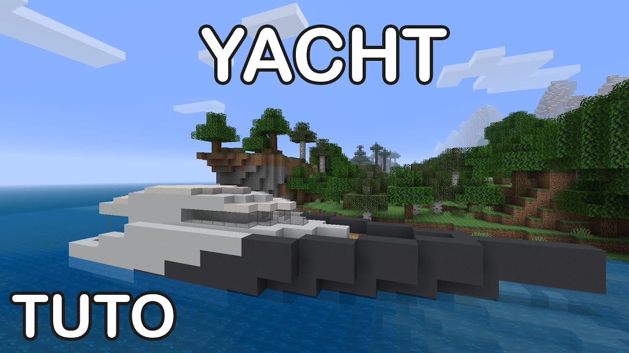 YACHT / BATEAU DE LUXE - MINECRAFT PS4/PS3/XBOX - YouTube