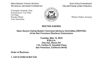 May 14, 2019 OSVTAC Meeting (audio only)