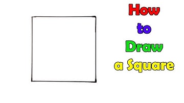 How to Draw a Square - VERY EASY - FOR KIDS
