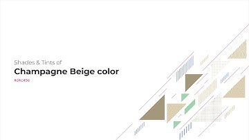 Shades & Tints of Champagne Beige color #d4c49e A Warm Yellow color #bcae8c #a4987a #d8caa8 #ddd1b3