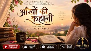 The story of the eyes | Let the eyes say what they are saying | Chirag Sharma | Ghazal | Gazal