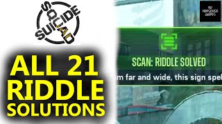All 21 Riddle Solutions in Suicide Squad Kill The Justice League