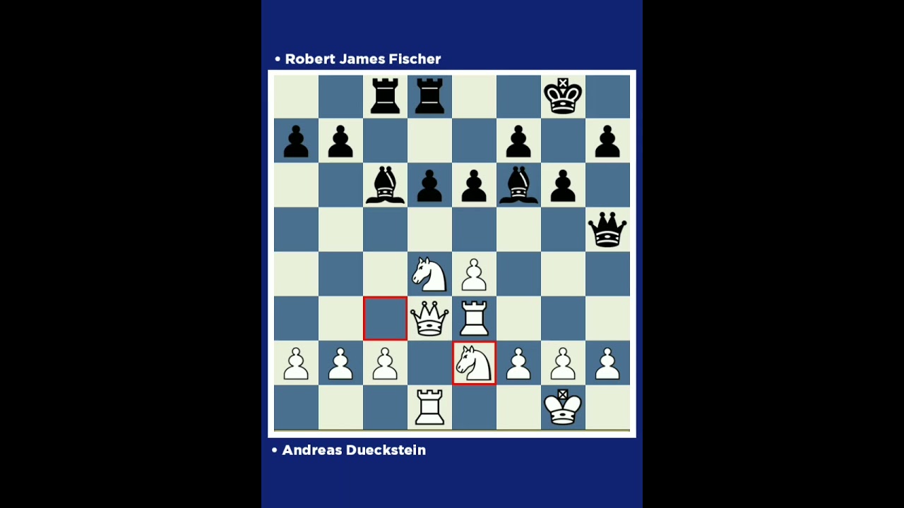 Andreas Dueckstein vs Robert James Fischer * It Zurich Switzerland, 1959.