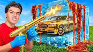 اذا كسرت الثلج 🧊 تحصل علي ما بداخله 🤑 ( نهاية صادمة ) 😱 !