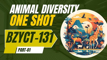 ONE SHOT OF|| BZYCT-131|| ANIMAL DIVERSITY|| DECEMBER TEE EXAM #PART-01#bscgeneral #2025 #IGNOU#EXAM