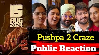 Pushpa 2 - The Rule Public Reaction | Pushpa 2 Teaser Public Review,Pushpa 2 Trailer Review #pushpa2