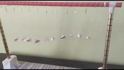 Pendulum Waves (coupled Oscillator) By a youtube Student