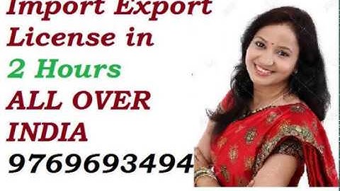 Import Export License,Import Export License Agent,iec code, 9769693494