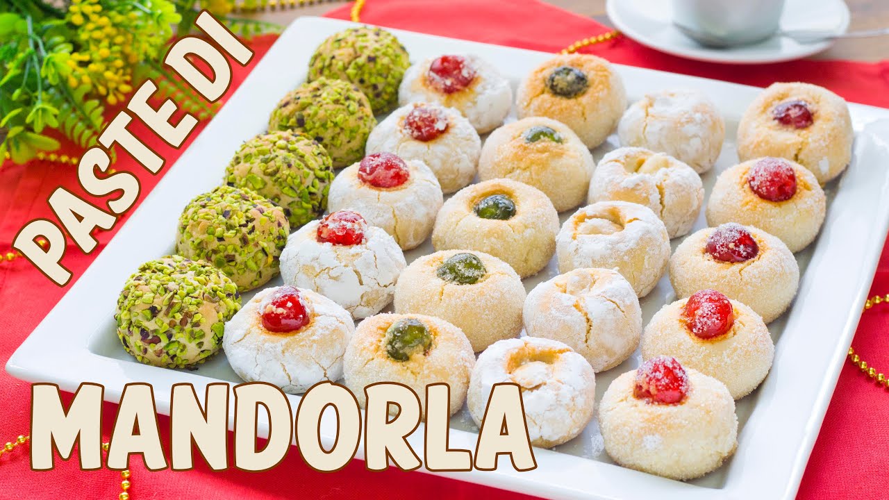 Paste di Mandorla Siciliane - Ricetta Facile Dolci Tipici Siciliani - 55Winston55
