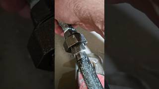 How to bleed air out of gas line? #gasheater  #airconditioning