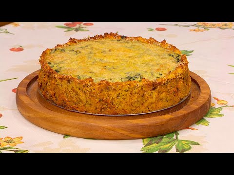 Tarta de vegetales sin masa