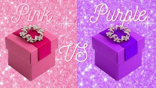 Choose Your Gift Box Purple vs Pink | Nail Art | Fashion | Cake,Icecream |#guesskrou screenshot 4