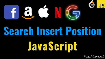 Search Insert Position - JavaScript