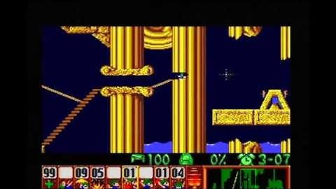 Lemmings SNES Tricky 25 Cascade 100% saved (10018 points) Is 10019 possible?